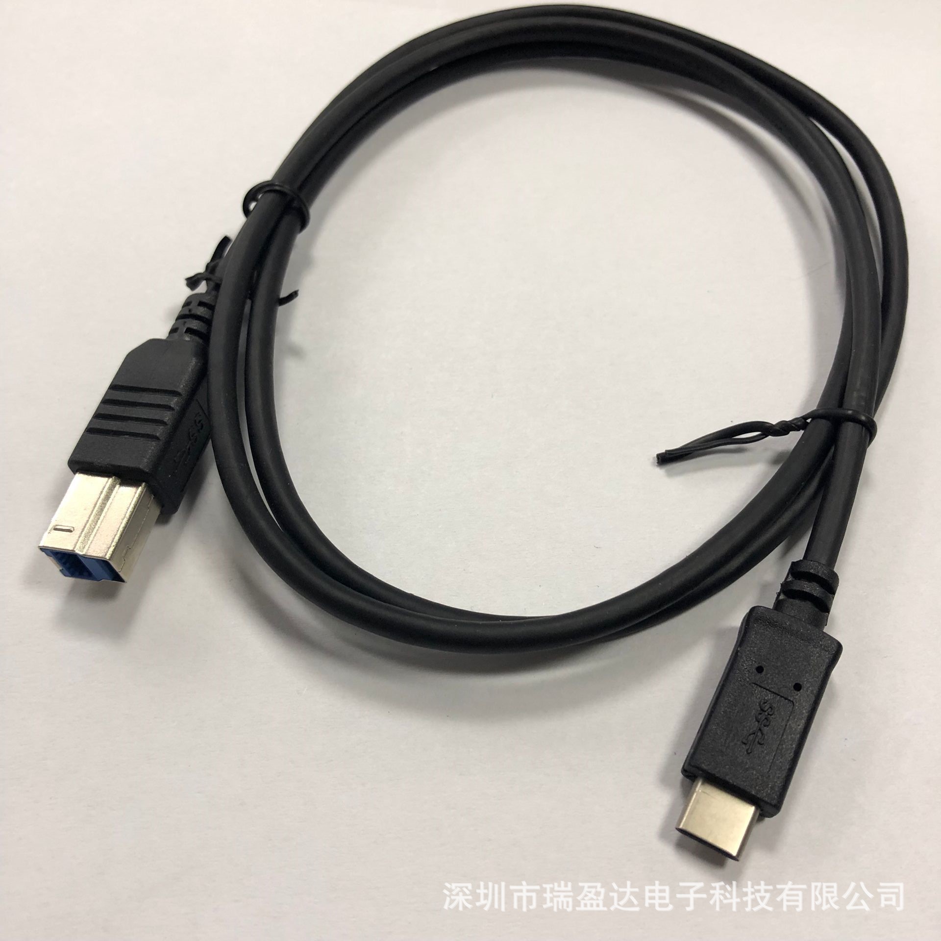 typec转30b公usb方口打印机数据线连接线