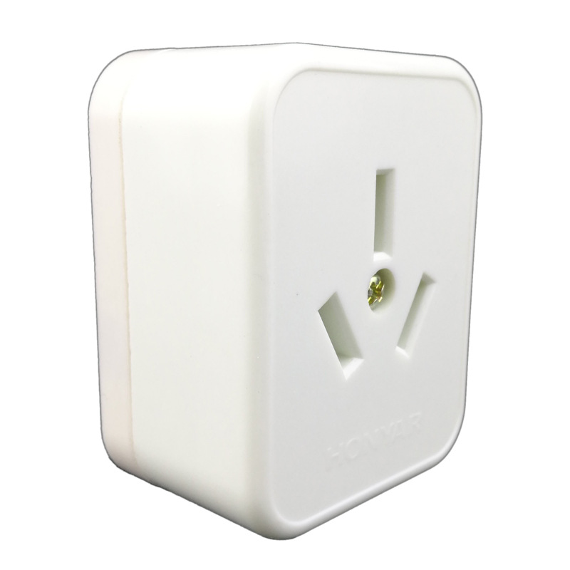 鸿雁正品绝缘阻燃大功率明装三极三孔三眼20a明装插座zm13-20nx