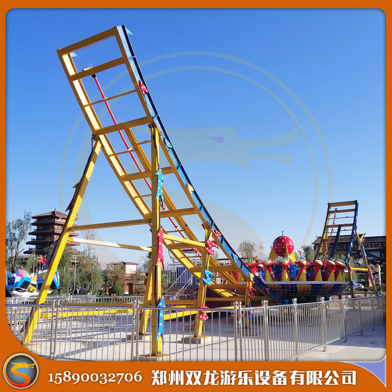 刺激好玩的户外公园大型游乐场游乐设备神州飞碟郑州双龙厂家直销