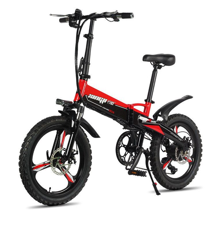 行迹20寸折叠电动自行车男女式48v变速锂电助力车成人小型电瓶车