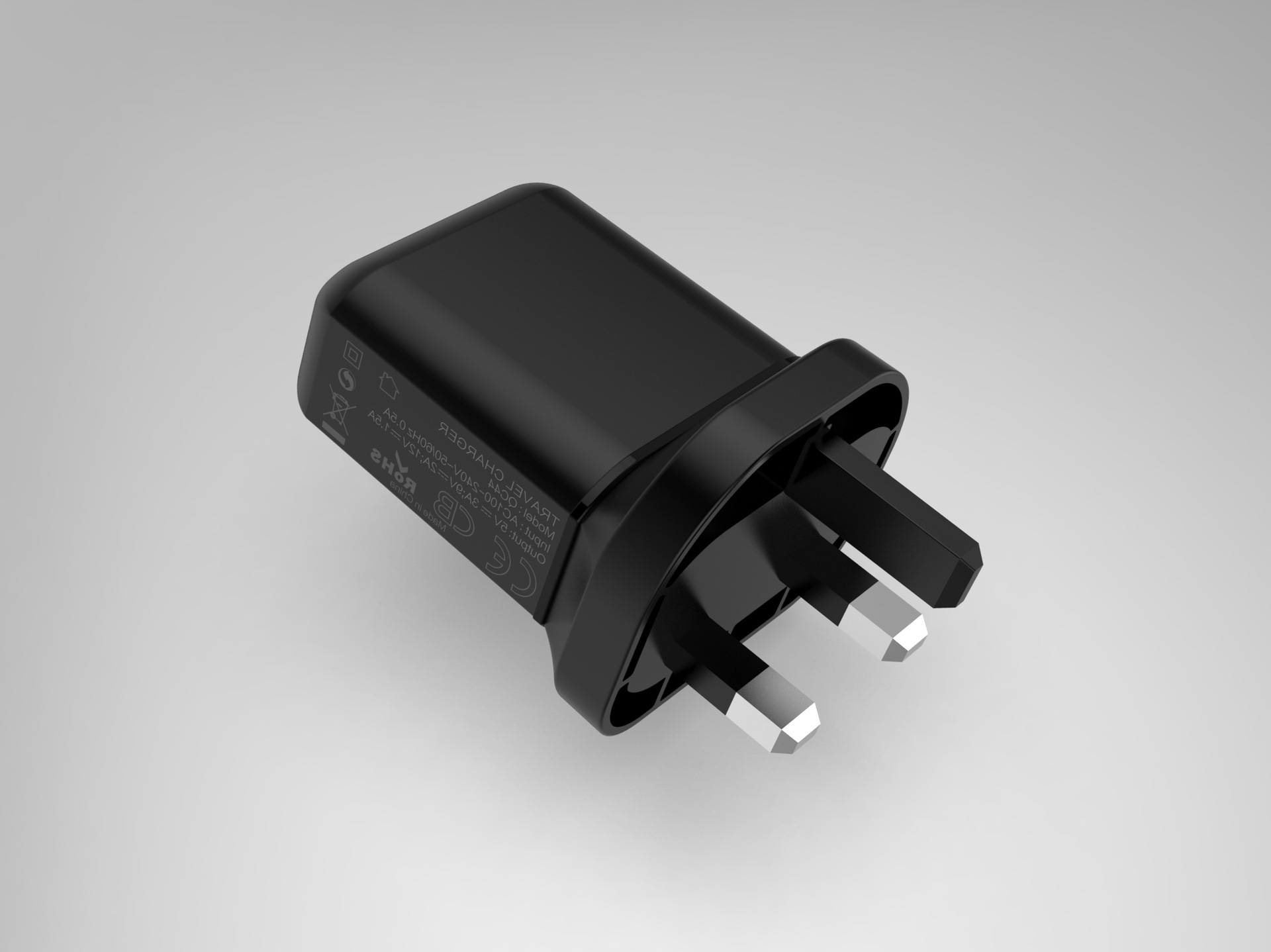 壹博源厂家18w单口pd协议充电器 cb认证全兼容英规插脚快速旅行充