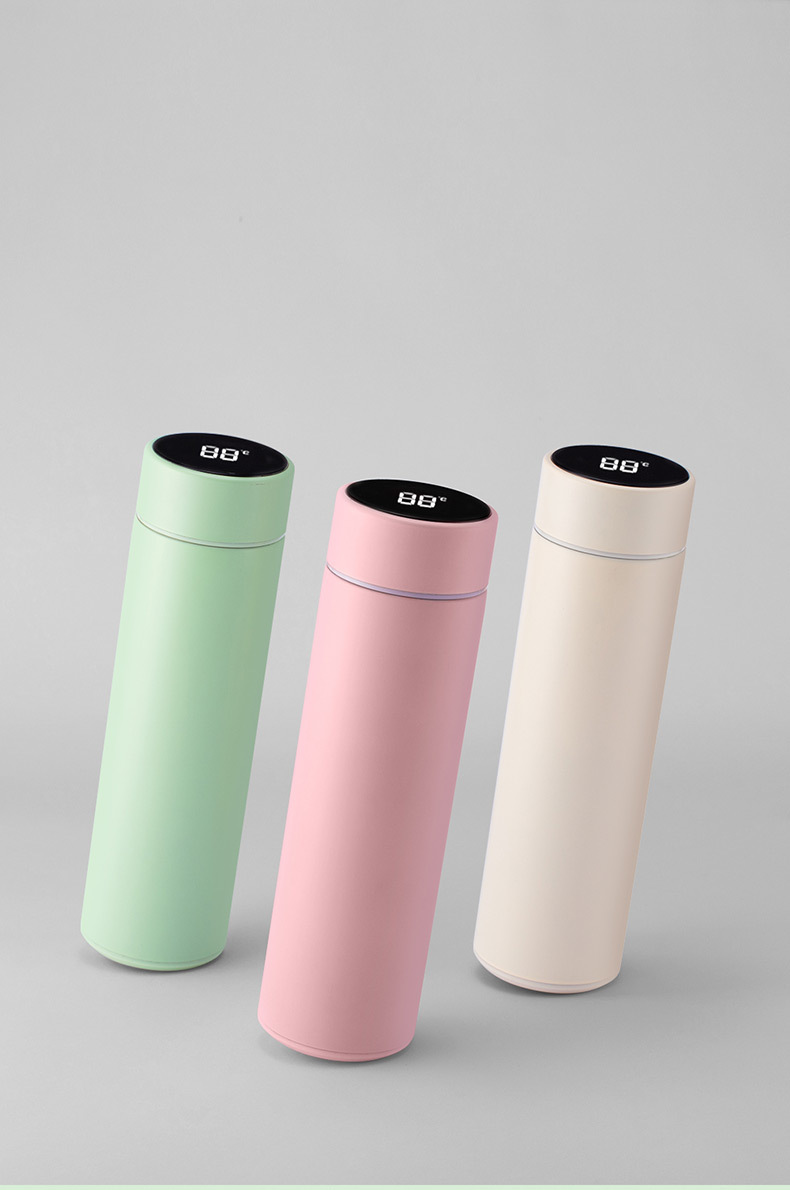 智能保温杯男女士学生便携水杯子创意个性潮流大容量简约测温茶瓶