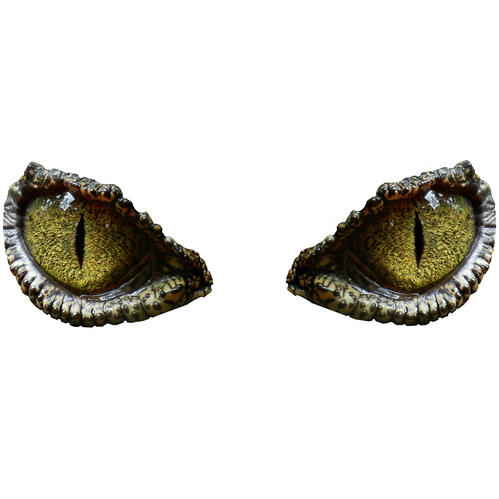 昆尚跨境新款3d仿真恐龙眼睛墙贴卧室儿童房立体墙贴画ks6720