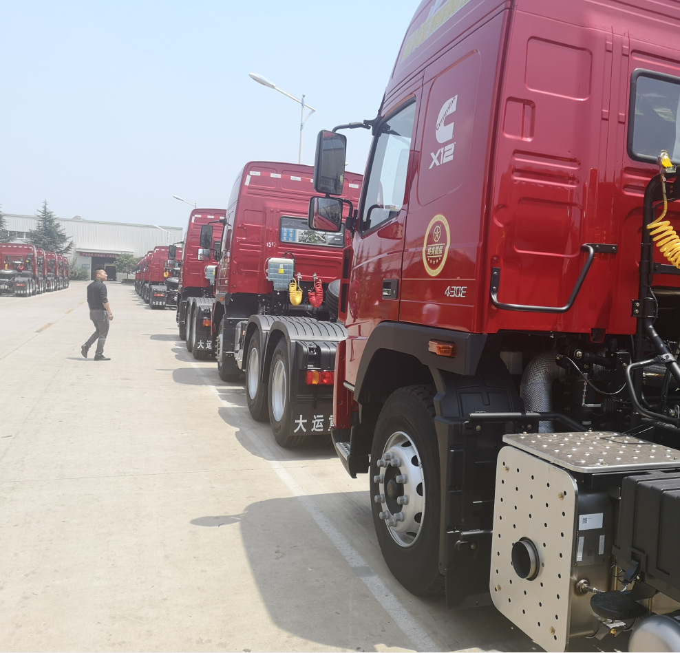 n8v系列6×4 430马力 牵引车 半挂自卸车可出口skd或ckd大运重卡