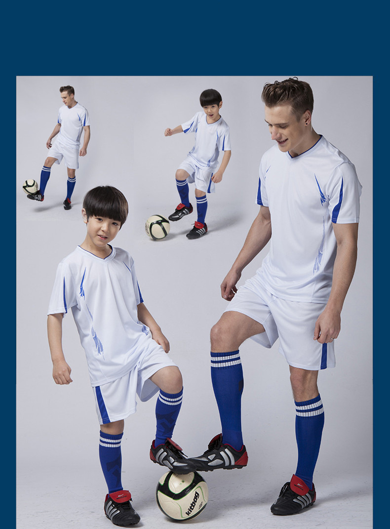 男童短袖足球服套装成人儿童足球衣小学生组队足球服比赛队服定制