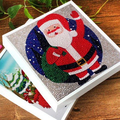 儿童diy水晶钻石贴彩钻贴圣诞节装饰贴纸幼儿园宝宝彩妆奖励贴画