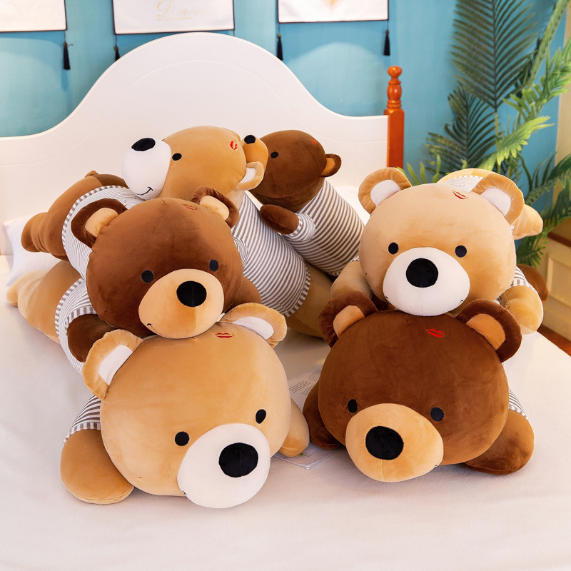 创意可爱趴趴熊毛绒玩具公仔大号熊娃娃睡觉抱枕生日礼物女生批发