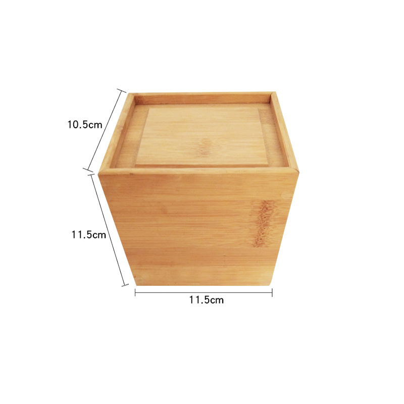 Packing Box Japanese Bamboo Wood Wooden Gift Box Bamboo Box Tea Box Single Cup Bamboo Storage Box