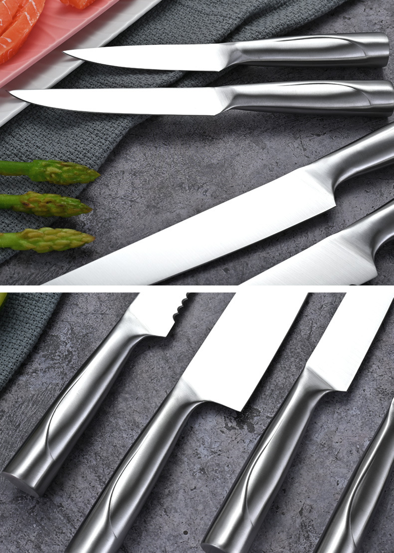 厂家直销厨房工具空心柄厨师刀 日式刀