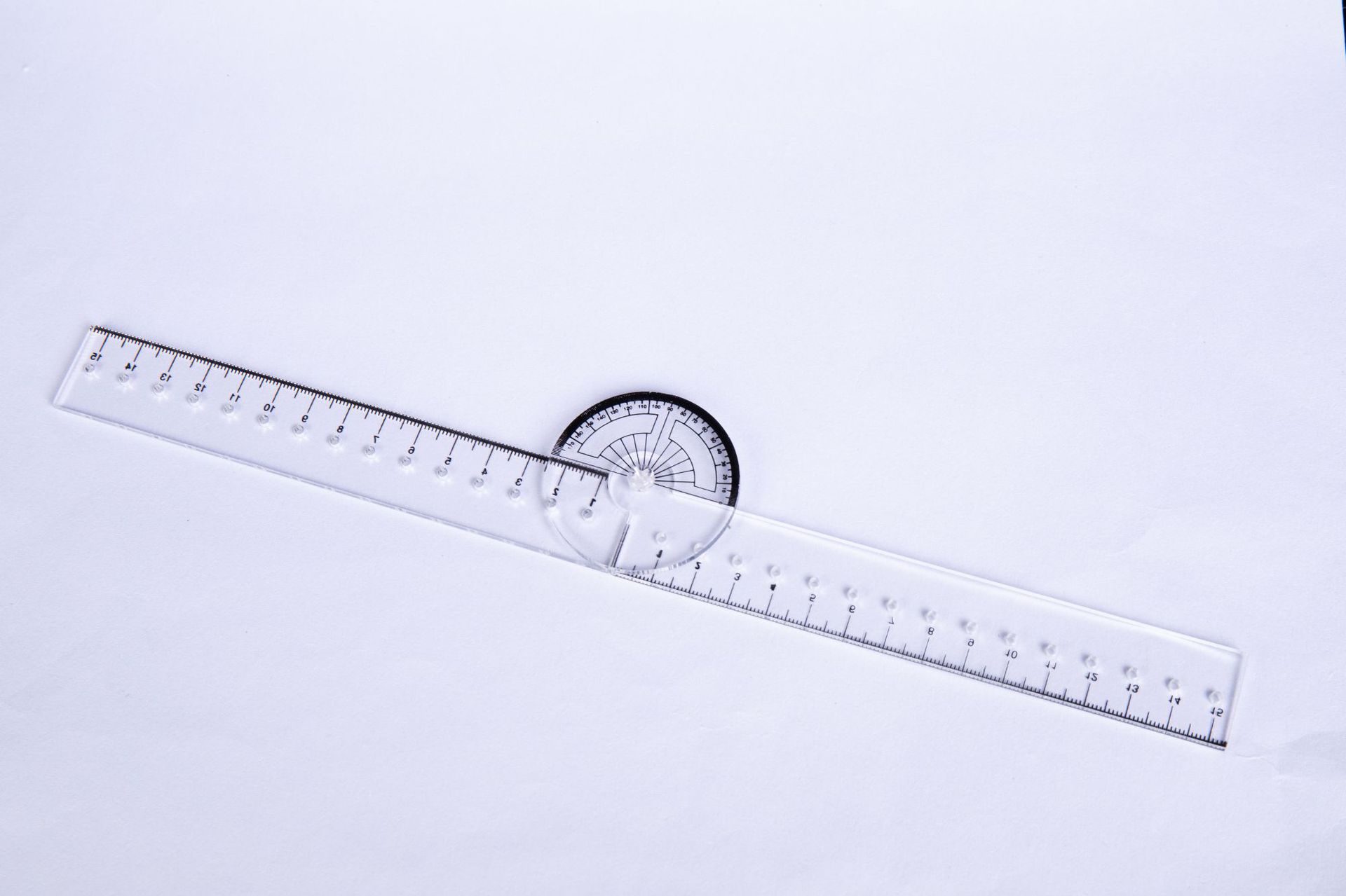 工厂定制黑色亚克力丁字尺办公学习用直尺绘图尺测量刻度尺卡通尺