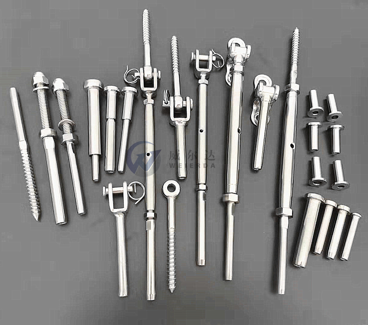 厂家供应不锈钢索具钢丝绳接线器 斜垫圈连接件楼梯护栏配件批发