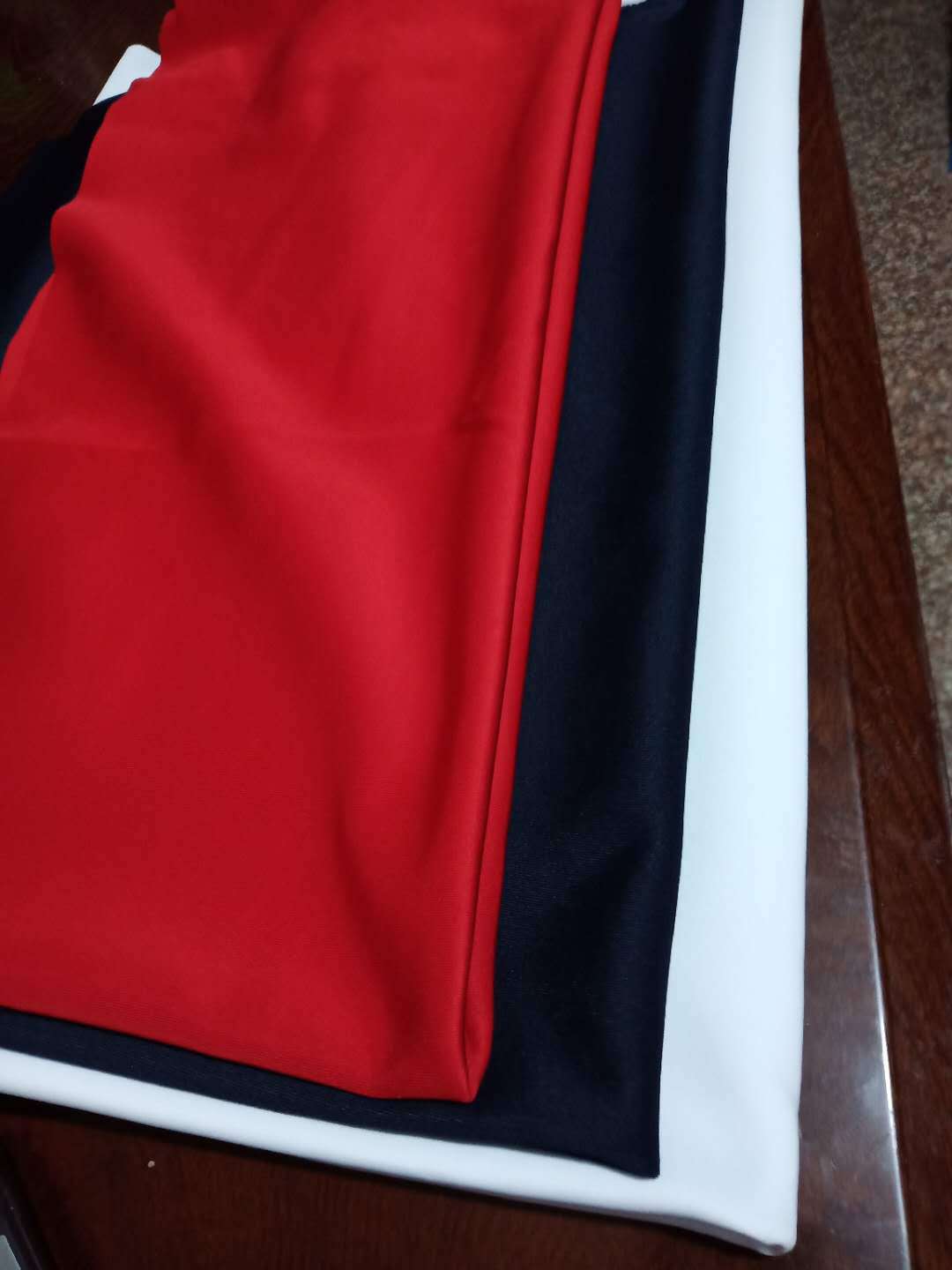 260克南韩丝运动面料空气层校服面料布校服抗起球现货供应