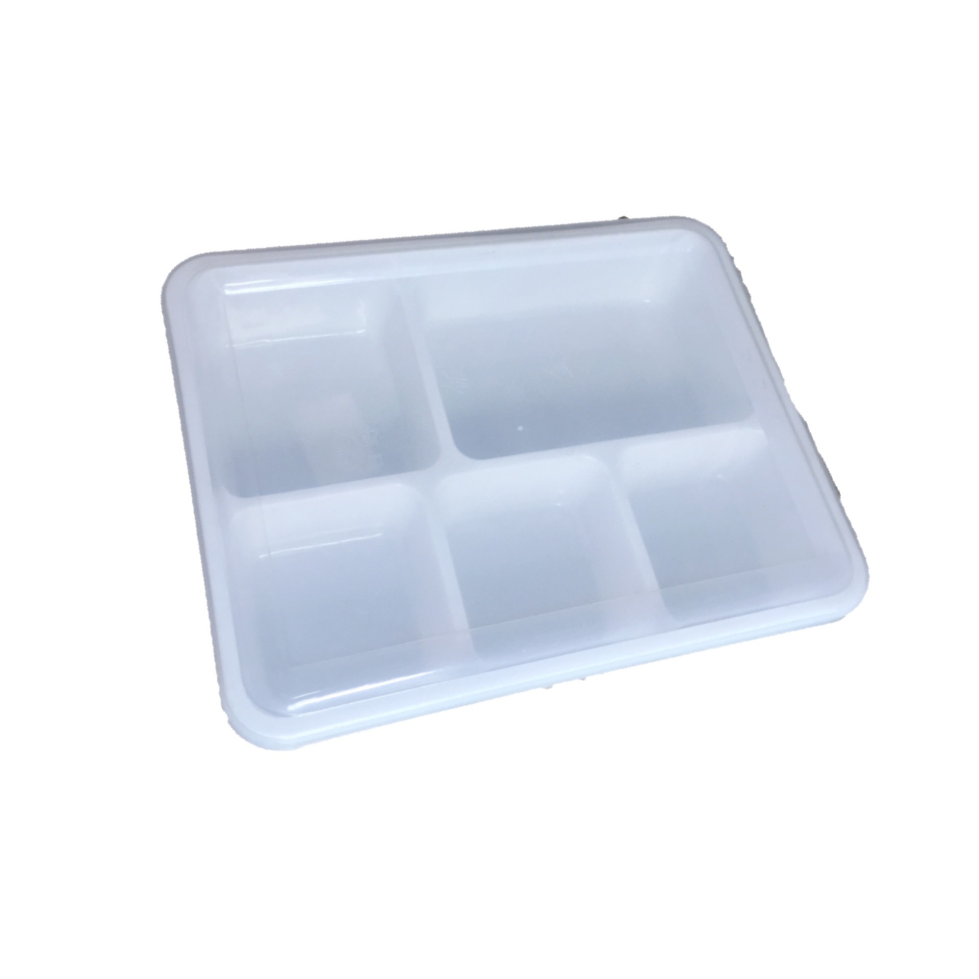 长方形加厚3格4格5格饭盒塑料便当盒学校食堂快餐盒可循环