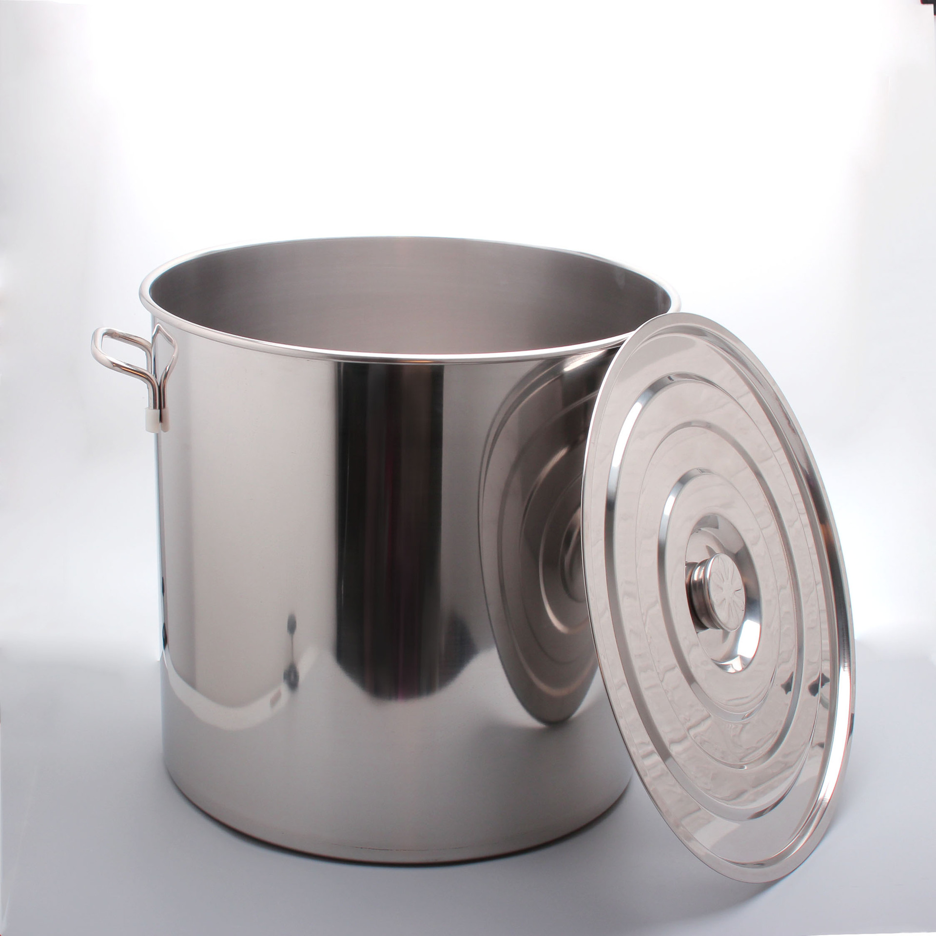 304 Stainless Steel Soup Bucket Commercial Multi-Purpose Bucket with Lid Soup Pot Hotel Canteen Rice Bucket Extra Thick Bucket Storage Water Storage