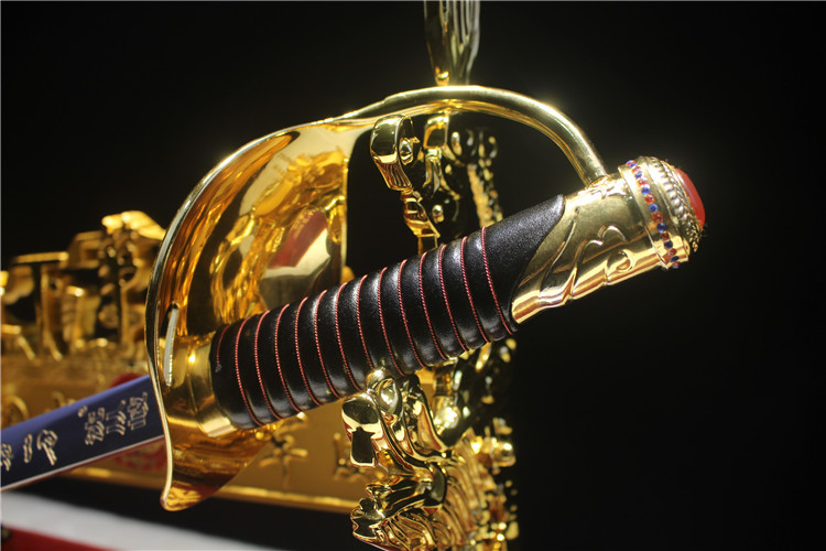 龙泉华影宝剑天下第一刀海陆空三军仪仗指挥刀护卫剑刀剑未开刃