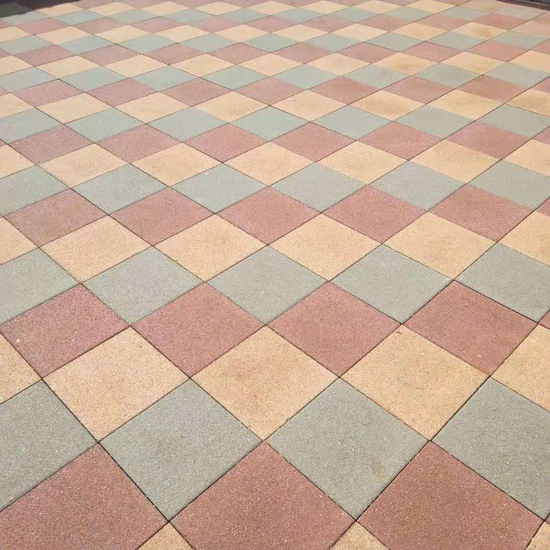 河南郑州海绵城市透水砖 陶瓷透水砖 200*100*55彩色透水砖
