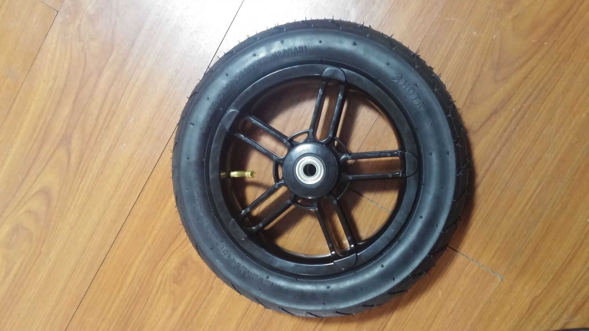 75橡胶充气轮子 二轮手推车充气轮 塑胶充气轮子