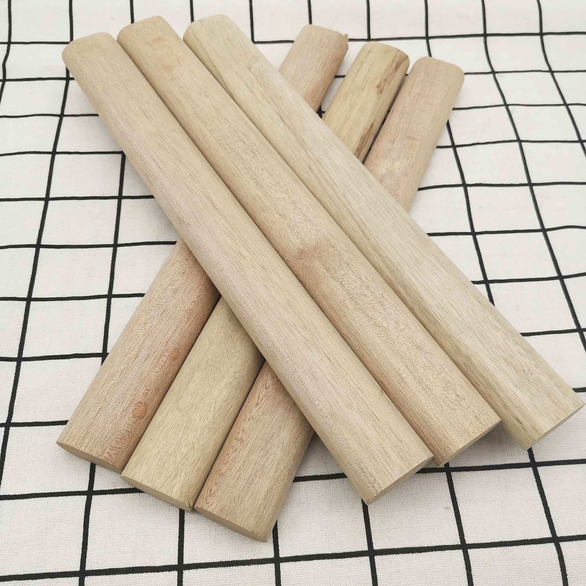 防臭驱虫扁棍木配件香樟木晾衣棒实木衣杆榉木衣杆衣柜挂衣杆