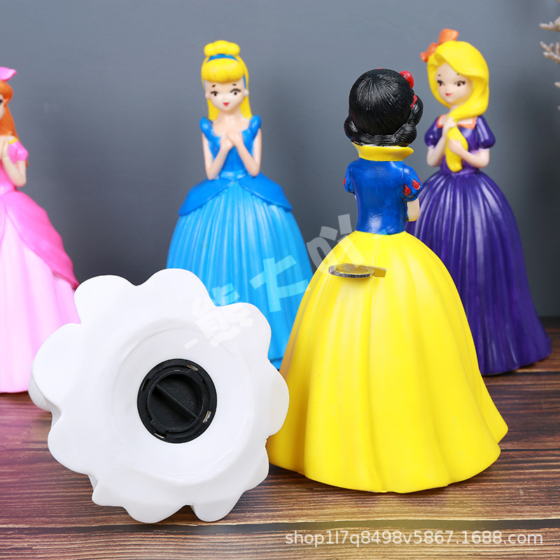 儿童涂色diy手工石膏模具摔手绘不坏搪胶娃娃彩绘涂鸦白胚存钱罐