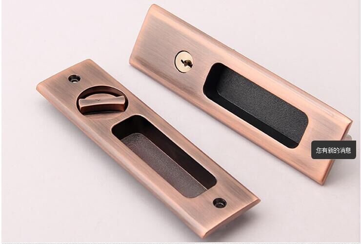 推拉门锁 移门锁 移动木门锁 拉手锁 勾锁 钩式锁 浴室木门推拉门