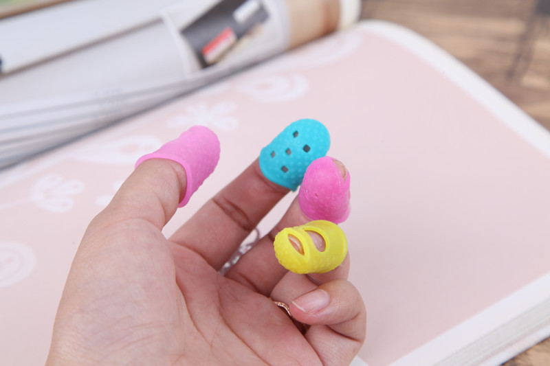 diy手工皮艺工具 橡胶防滑拔针指套 点钞指套3种规格可选