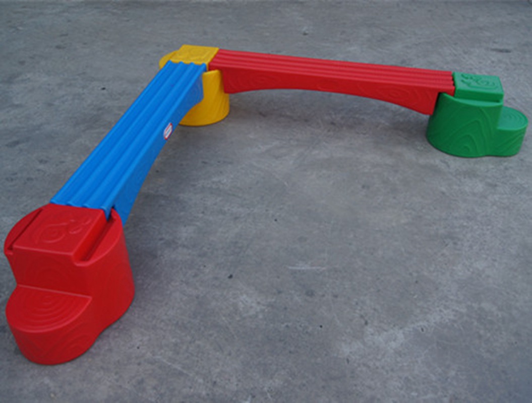 儿童感统训练器材感统平衡木幼儿塑料独木桥幼儿园直条加厚独木桥