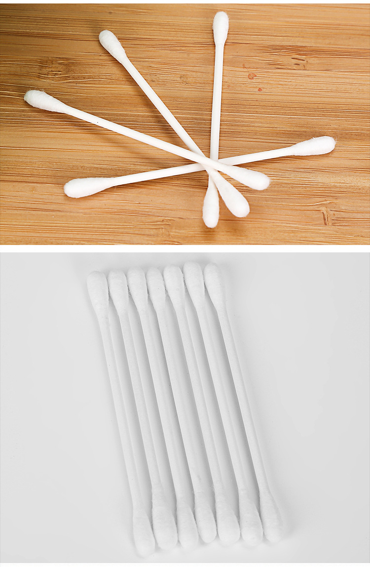 大量纸轴双头棉签30支装处理 酒店 浴场一次性化妆清洁棉签