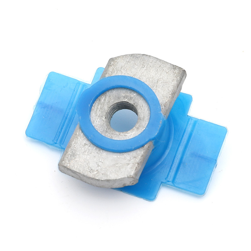 厂家直销光伏支架配件 圆形螺母 光伏支架螺丝可定制 塑翼螺母