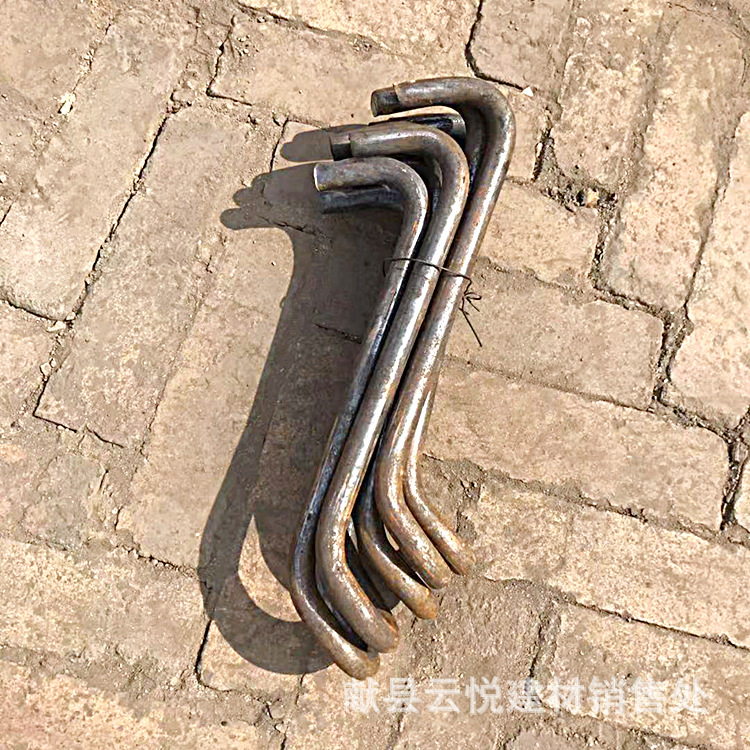 u型环预埋件工字钢悬挑预埋件预埋u型丝螺栓吊钩钢丝绳吊环
