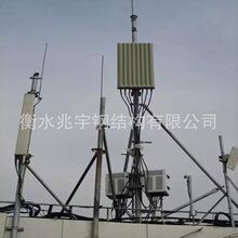 生产厂家 5G楼顶拉线塔架 楼顶通信塔 9米天线抱杆 配重抱杆