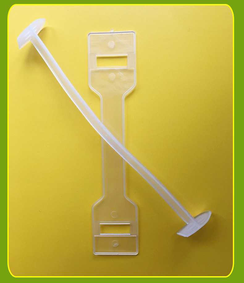 塑胶礼盒提手 塑料彩盒提手 白色塑料手挽扣拎手低价供应