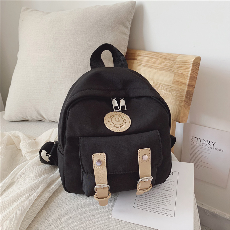 Korean Style Children's Bags 2023 New Disc Backpack Simple Leisure Mini Backpack Fashion Boys and Girls Student Schoolbag