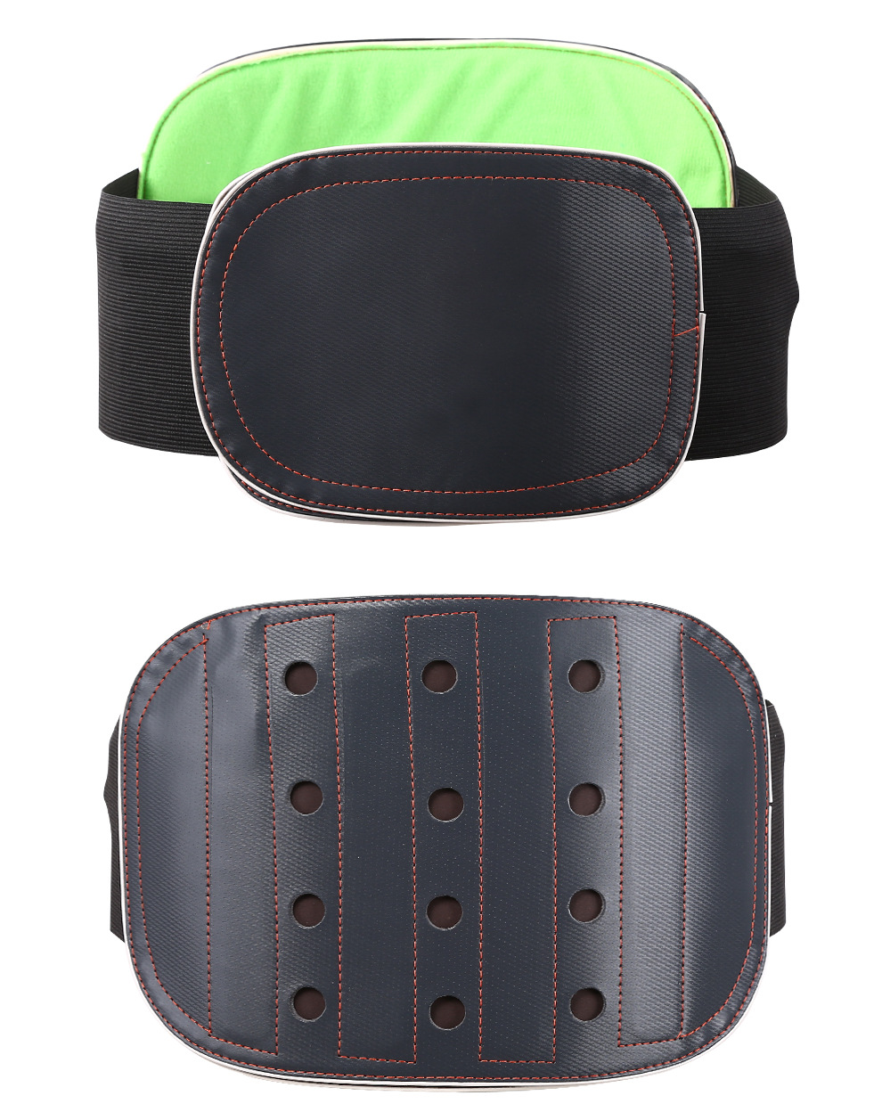 冬夏两用弹力腰围带钢板护腰带 皮革透气护腰带冬季保暖暖宫腰围