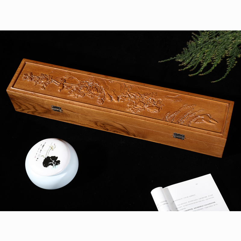 香樟木画盒字画收纳箱盒厂家直销香樟木原木支持批量定制