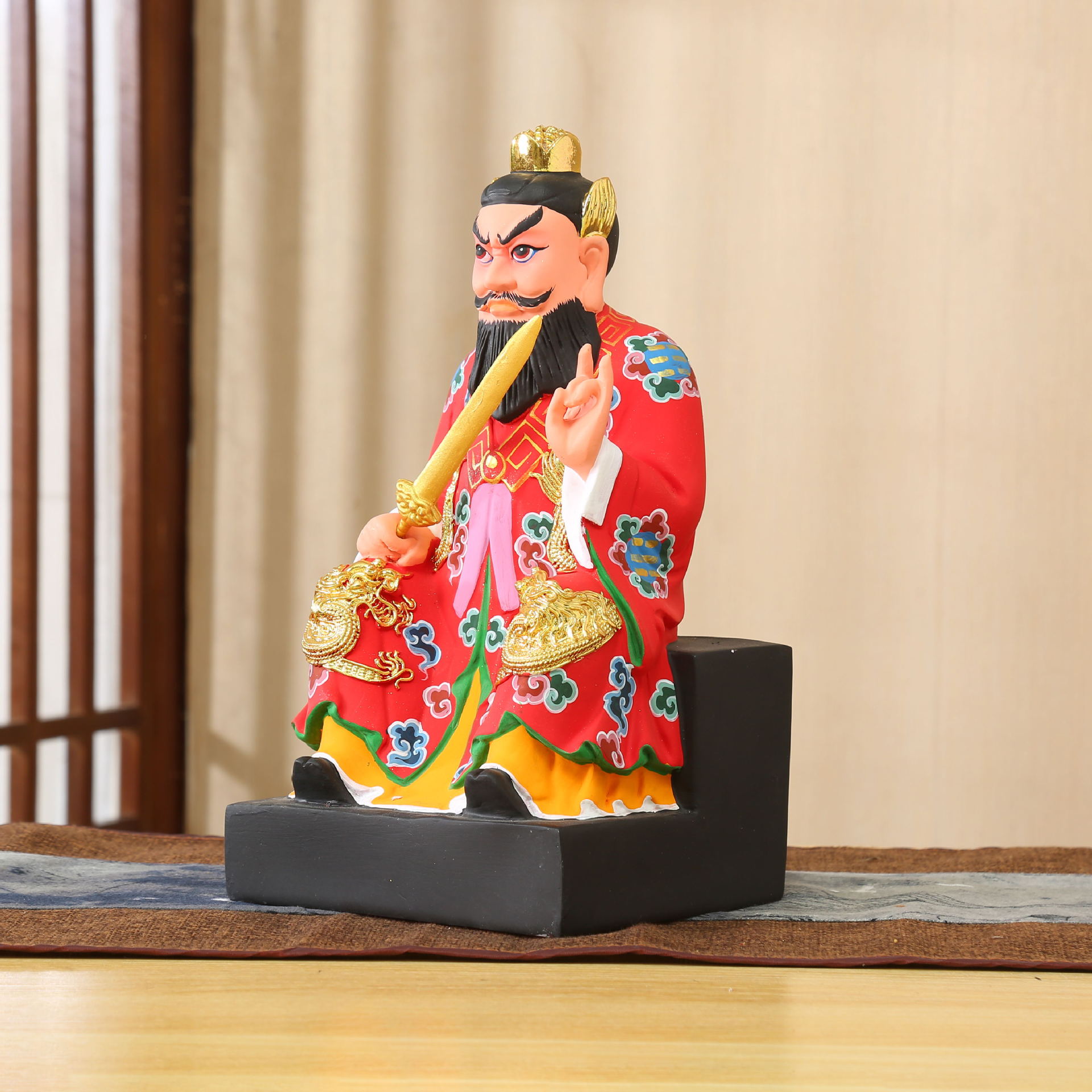 19寸48厘米金色张天师,19寸48厘米极彩张天师,24寸65厘米金色张天师