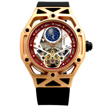 欧亚威/OUYAWEI 新款男士镂空机械手表 水夜光运动机械男款手表