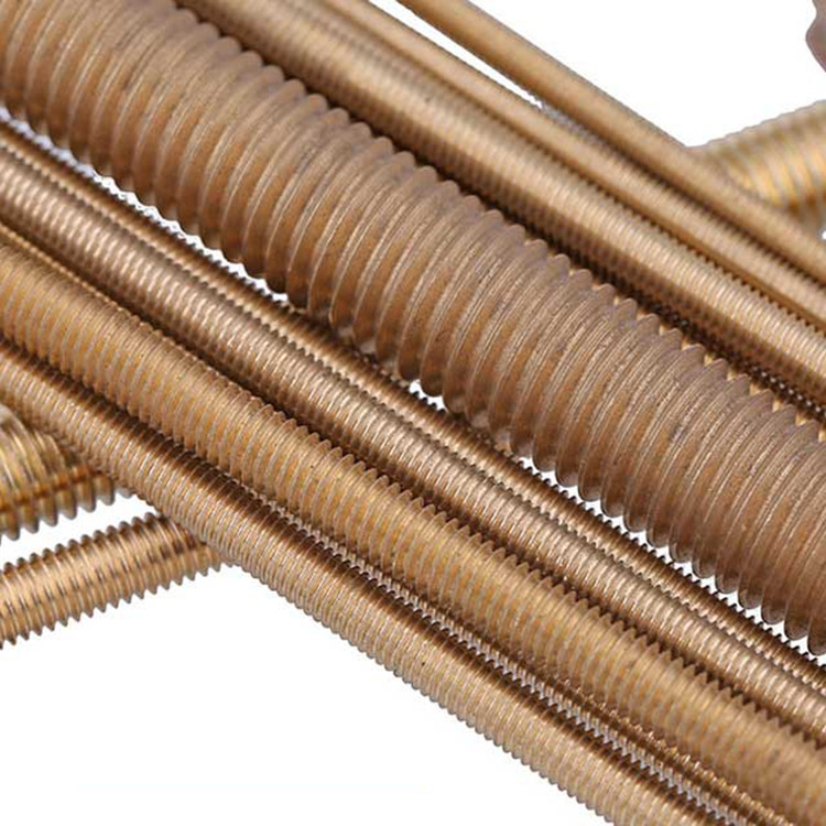 铜丝杆 黄铜牙条 铜全牙螺杆螺丝杆m2m2.5m3m4m5m6m8m10m12m14m16