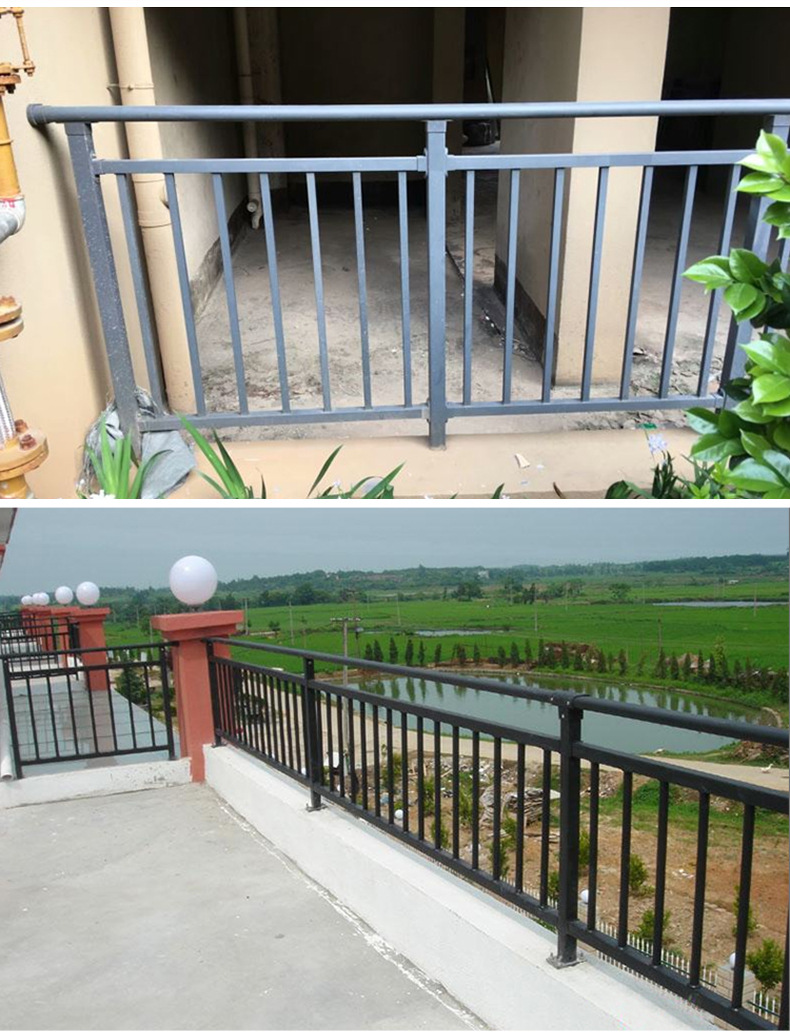 益宙铝合金栏杆护栏阳台栏杆护栏室外别墅露台围栏扶手镀锌钢阳台