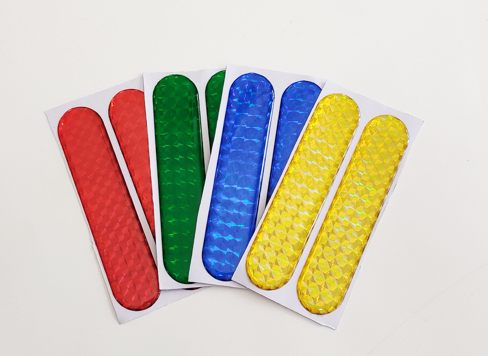 厂家定制 汽车反光贴 滴胶反光警示贴车门防撞贴滴胶反光镭射贴纸