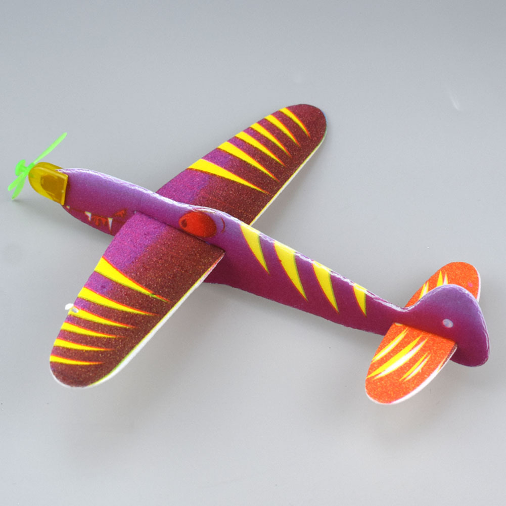 泡沫回旋魔术飞机泡沫飞机模型拼装食品玩具幼儿园玩具赠品礼品