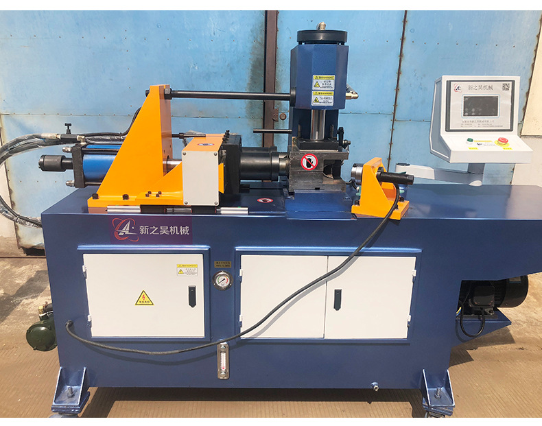 【缩管机】40-60全自动液压缩管机 高速立式双工位数控缩管机定制