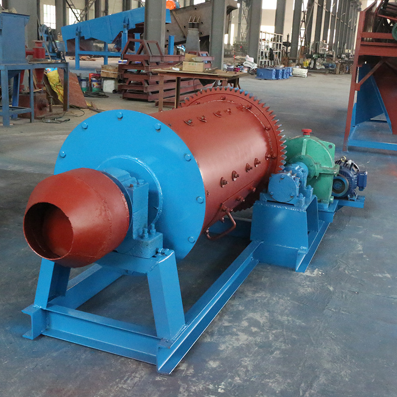 矿用球磨机钾长石磨矿球磨机1200600小型球磨机工业商用磨粉机