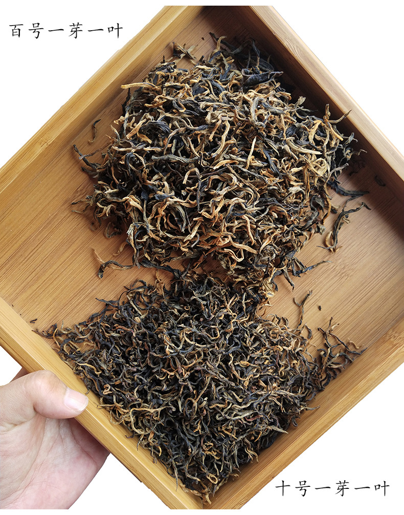 2020新茶云南手工采摘 一级滇红云抗十号红茶 一芽一叶金丝滇红