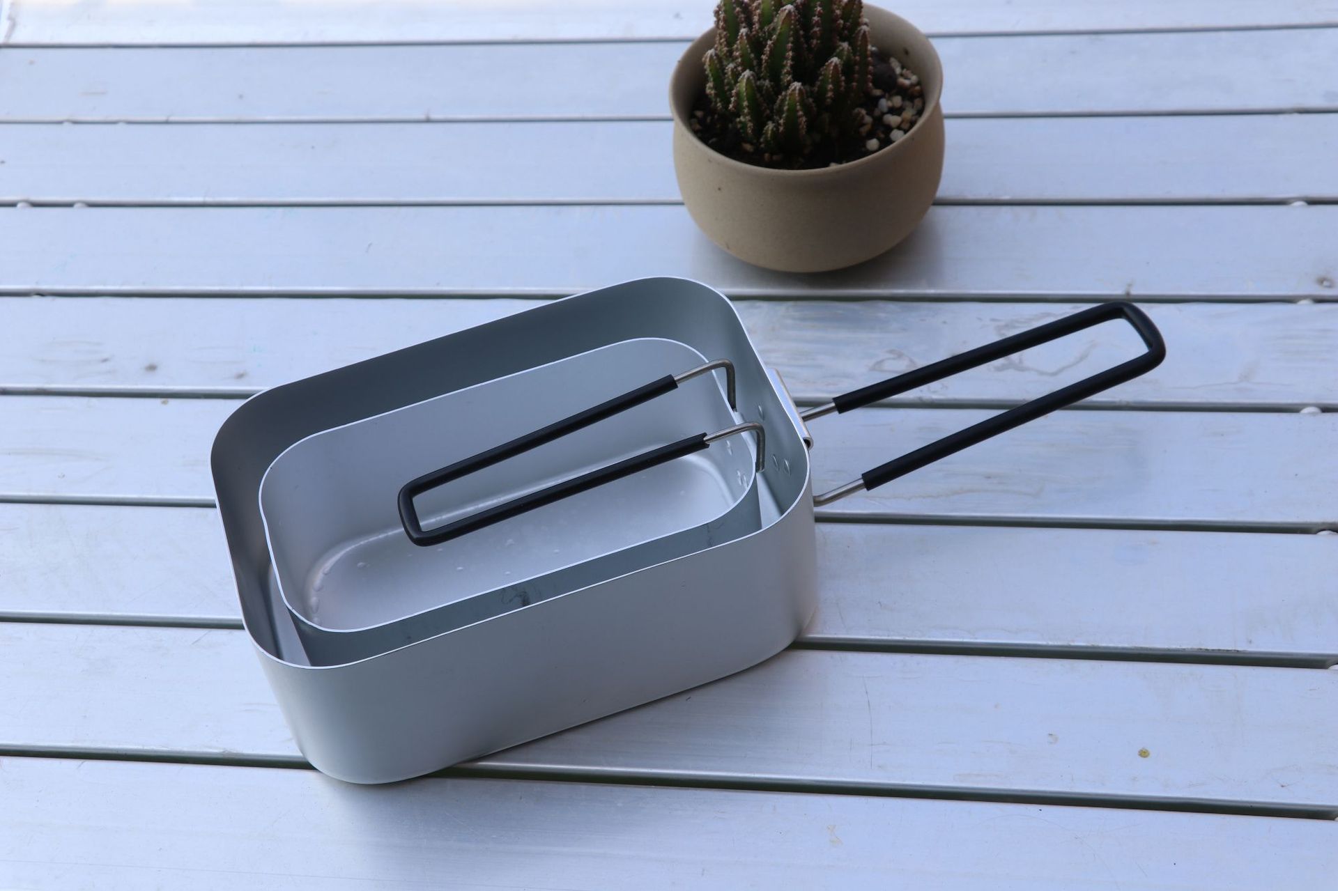 户外饭盒旅游野营露营饭盒便携可折叠储物盒野餐餐具学生饭盒大号