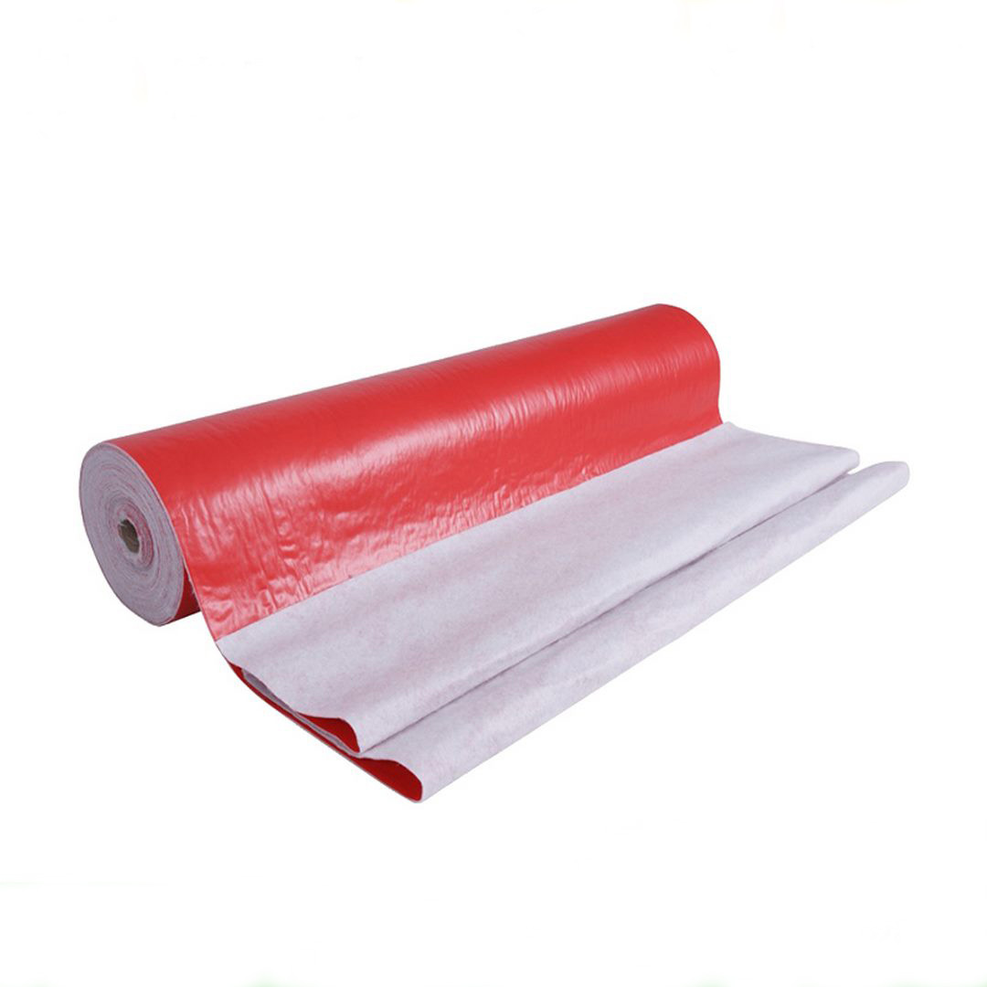 装修地膜定制 pvc复合针织棉地膜 加厚地垫瓷砖成品印字保护膜