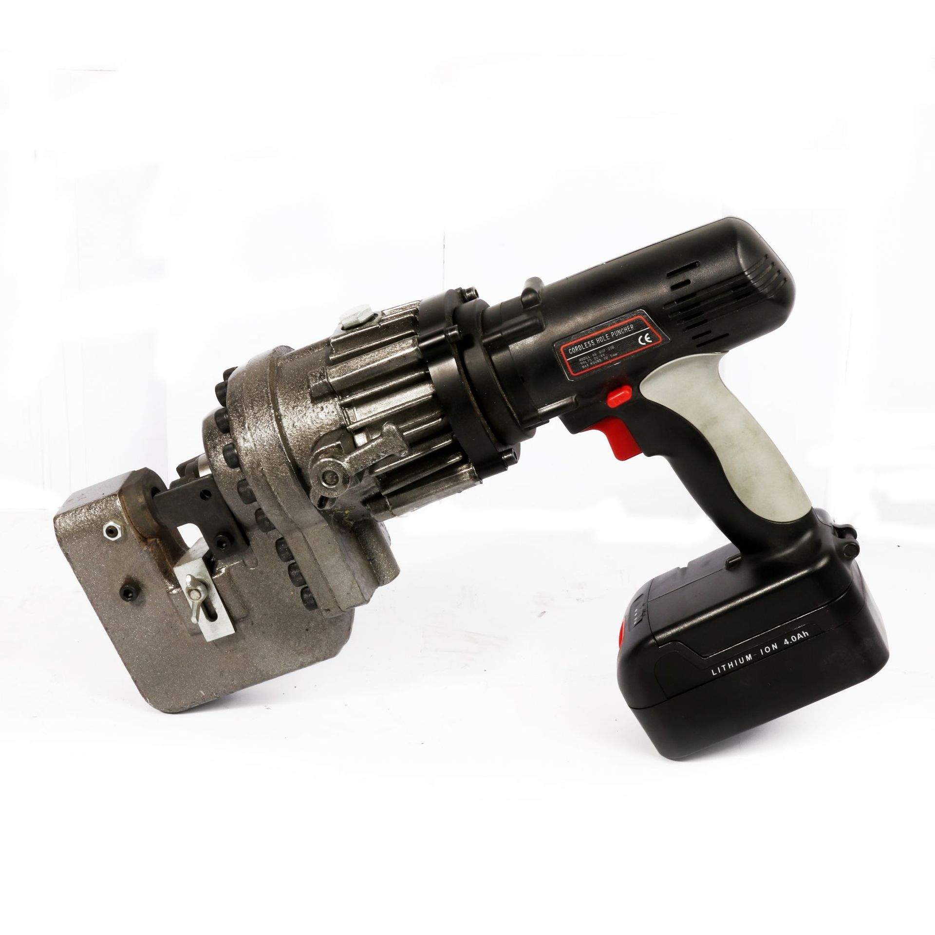 新款手提液压冲孔机 小型电动打眼机厂家 钢板铝板手持锂电冲孔机