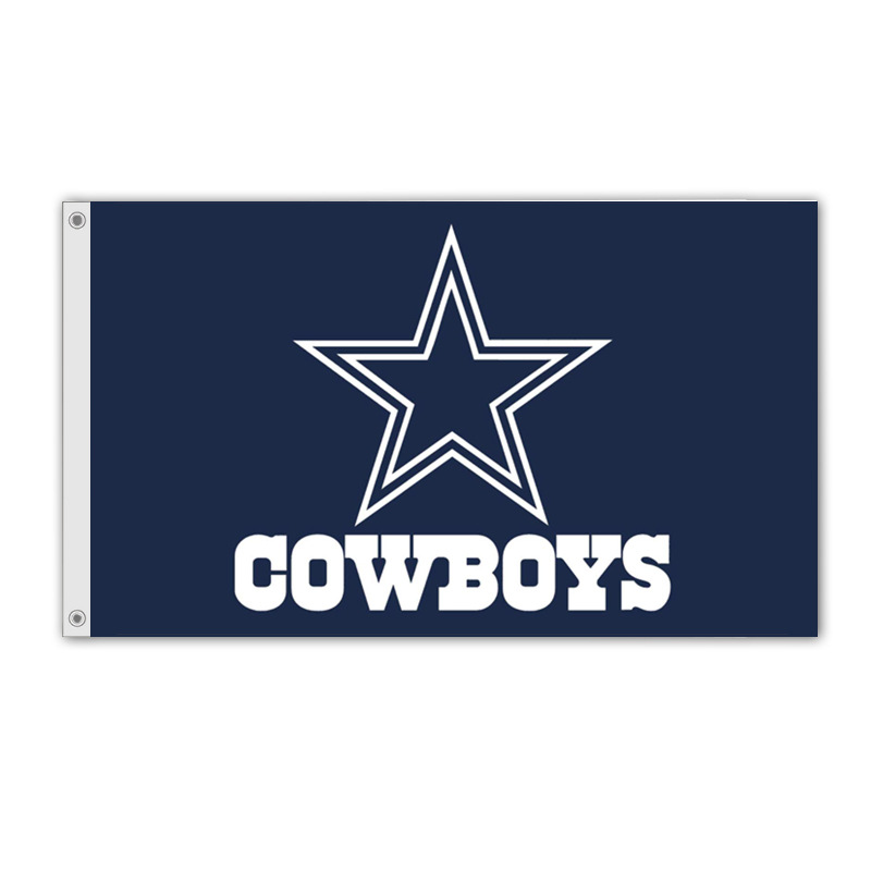 达拉斯牛仔队旗帜nfl超级碗橄榄球队dallas cowboys装饰旗帜