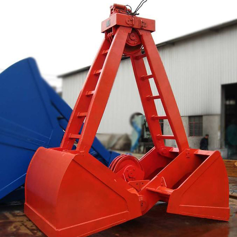 厂家供应起重机配件 龙门吊两绳抓斗 双绳抓斗 随车吊用液压抓斗