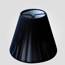 欧式水晶灯吊灯灯罩布艺罩亚克力红色黑色白色罩子蜡烛壁灯罩E14