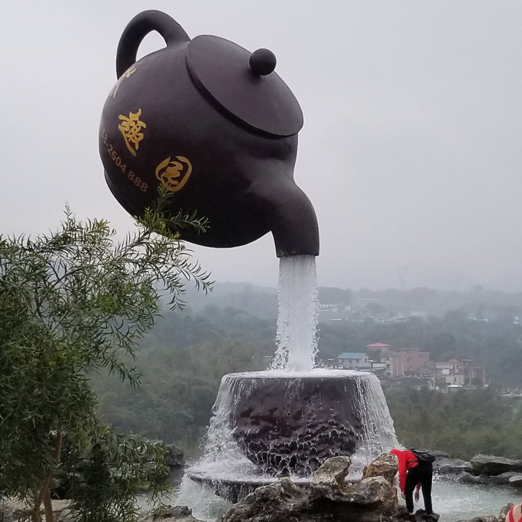 悬空流水天壶水景景观雕塑大型户外葫芦广场小区庭院园林景观摆件